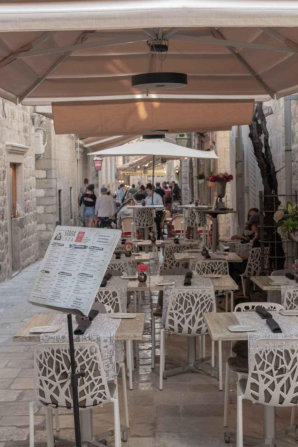 Dubrovnik, Stari grad, restorani